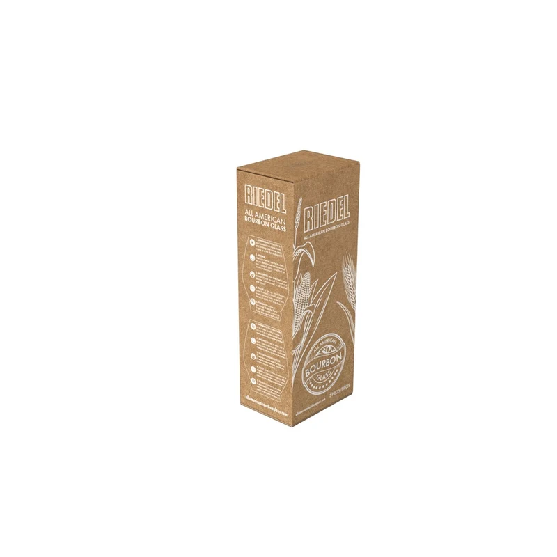 25 cl - All American Bourbon Bicchiere Whisky In Vetro Set 2 Pz