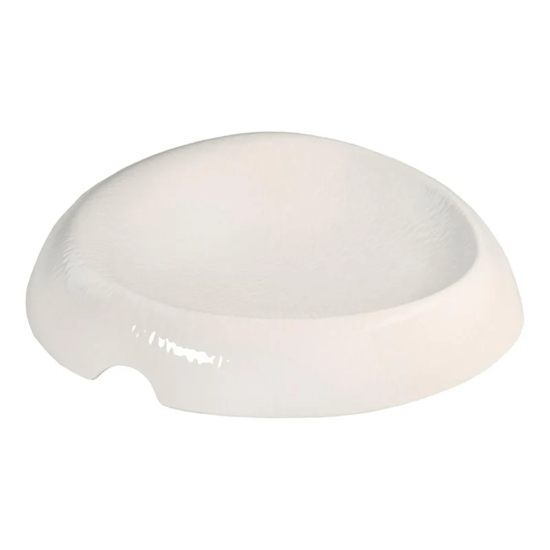 26.5x26 cm - Volcan Piatto Presentazione In Porcellana Set 3 Pz