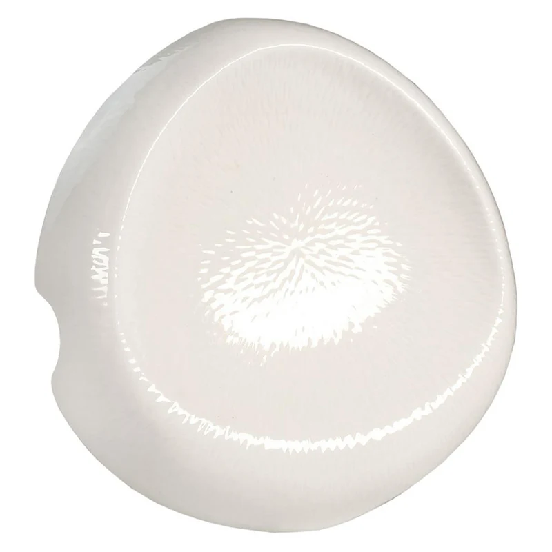 26.5x26 cm - Volcan Piatto Presentazione In Porcellana Set 3 Pz