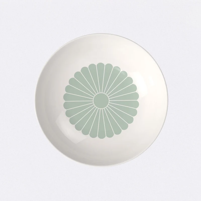 24 cm - Fleur Piatto Fondo In Porcellana Premium Set 6 Pz