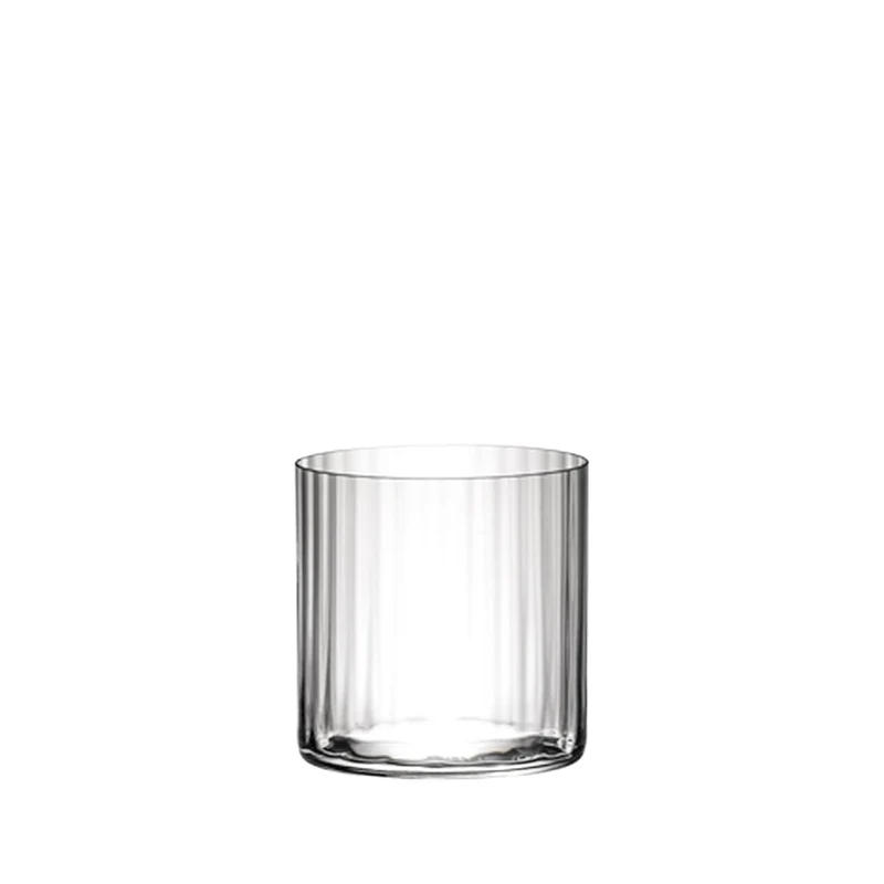33 cl - H20 Optic Bicchiere Cocktail Tumbler Multiuso In Vetro Set 2 Pz