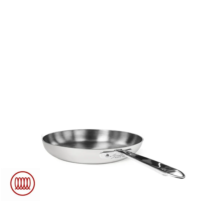 Alu-Inox 5-Ply Padella Bassa Con Manico 1907 In Alu-Inox