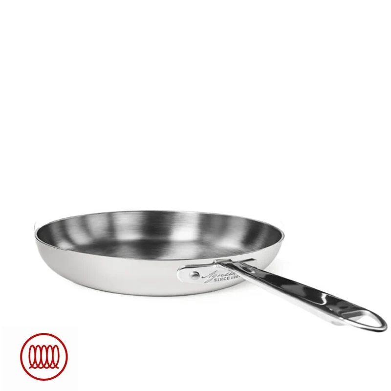 Alu-Inox 5-Ply Padella Bassa Con Manico 1907 In Alu-Inox