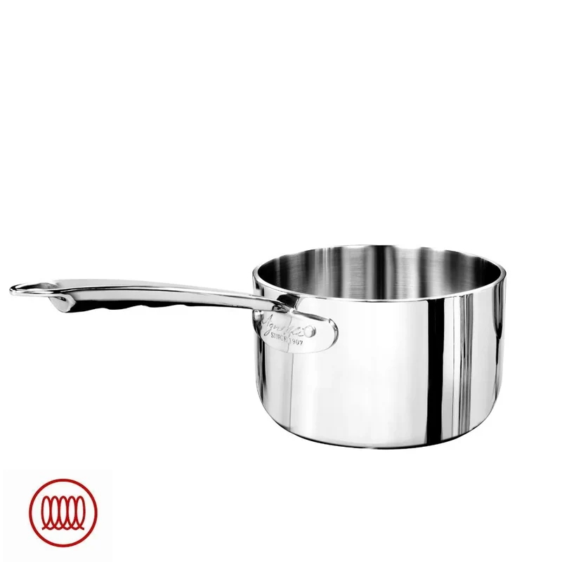 Alu-Inox 5-Ply Casseruola Alta Con Manico 1907 In Alu-Inox