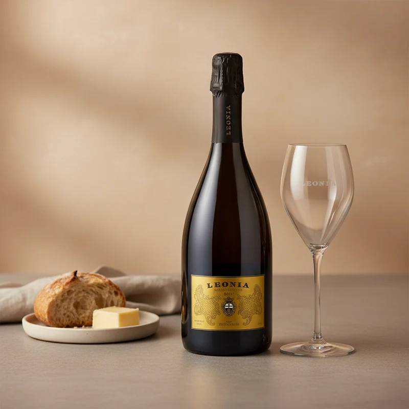 Leonia Brut Pomino DOC 2021 Frescobaldi + 6 Calici Flute Leonia Frescobaldi
