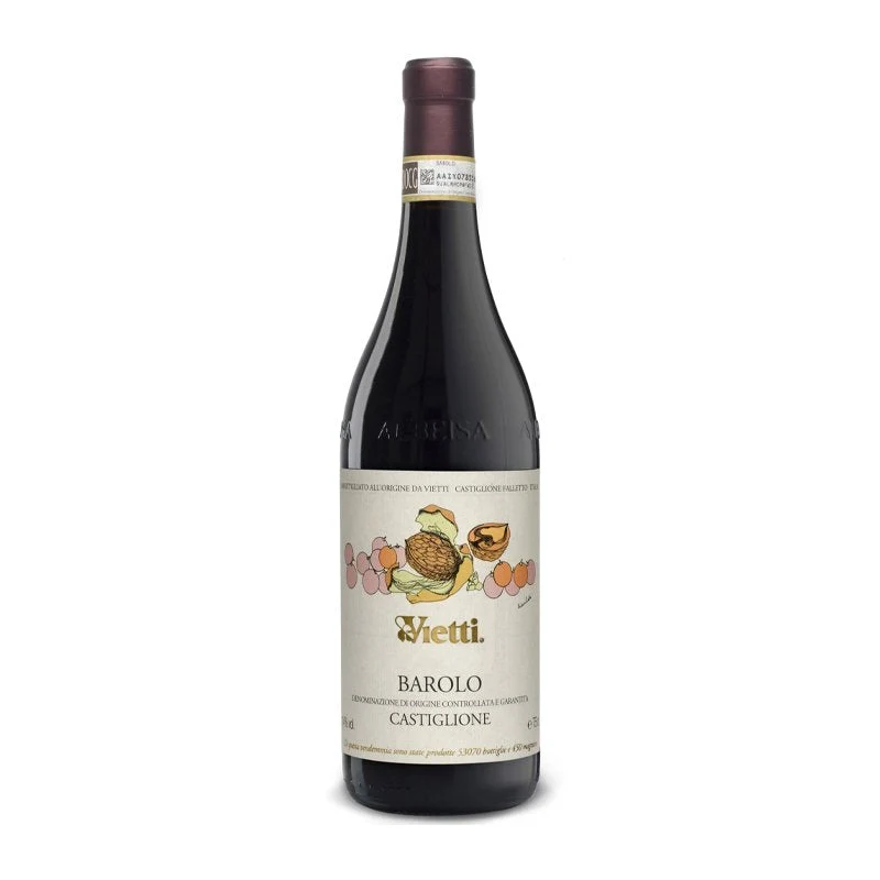 Castiglione Barolo DOCG 2020 Vietti + 2 Calici Borgogna Denk’Art 96 cl