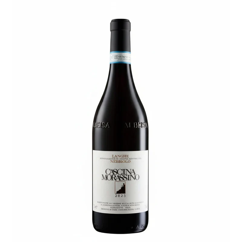 Nebbiolo Langhe DOC 2023 Cascina Morassino + 6 Calici Burgundy Harmony 72,4 cl