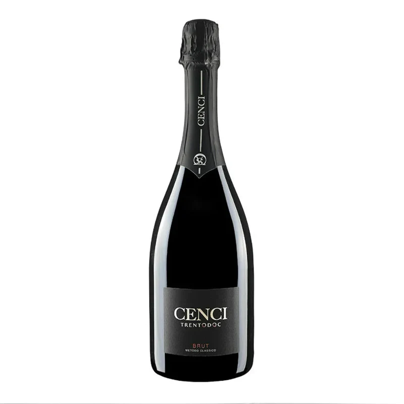 Cenci Metodo Classico Trento DOC + 2 Calici Flute Etoilè Sparkle Xtreme 48 cl