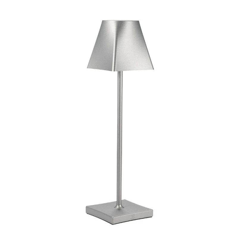 38.5 cm - Etere Lampada Da Tavolo Dimmerabile In Alluminio