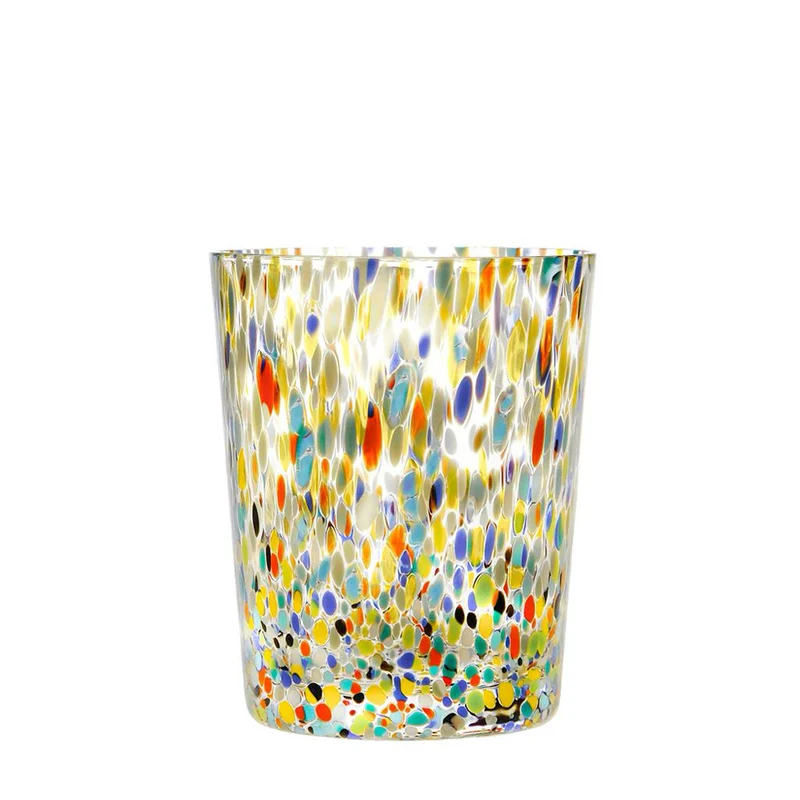 40 cl - Allure Bicchiere Acqua Decorato In Vetro Set 6 Pz