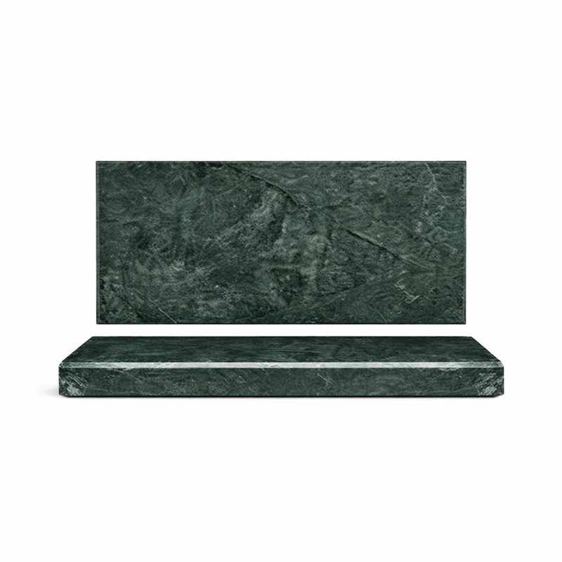 25x9 cm - Marble Piatto Presentazione Rettangolare In Marmo