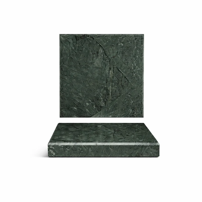 13x13 cm - Marble Piatto Presentazione Quadrato In Marmo