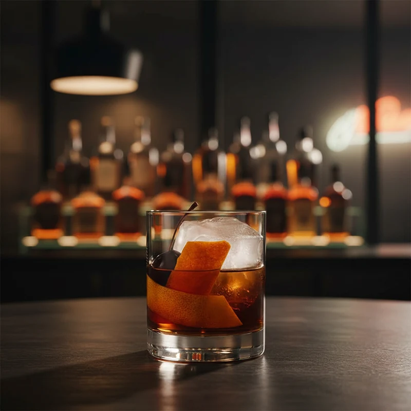 32 cl - New York Bar Bicchiere Whisky DOF In Vetro Set 6 Pz