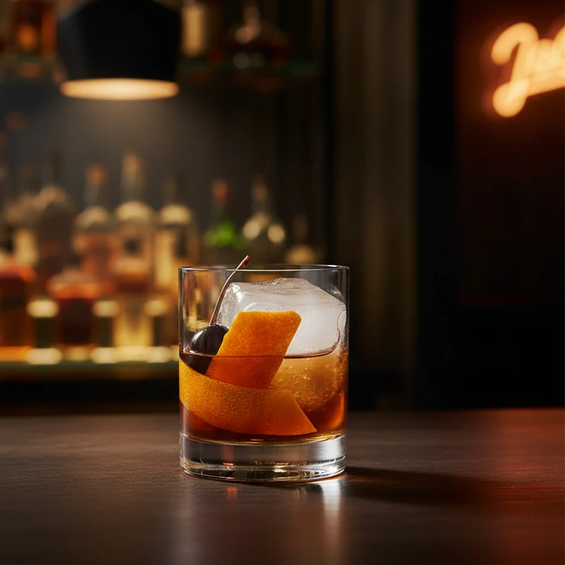 32 cl - New York Bar Bicchiere Whisky DOF In Vetro Set 6 Pz