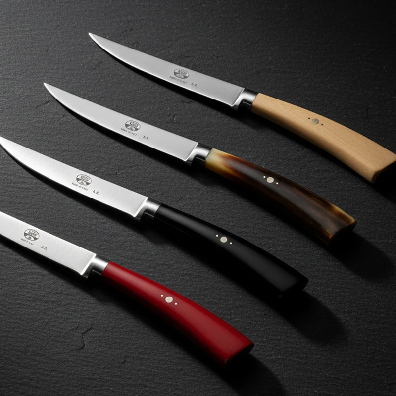 11.2 cm - Plenum Coltello Bistecca Forgiato In Acciaio Inox Set 6 Pz