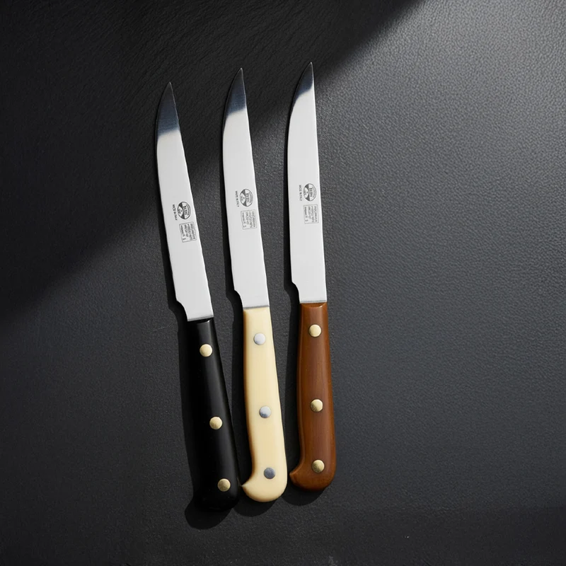 12 cm - Duemiladodici Coltello Tavola Forgiato In Acciaio Inox Set 6 Pz
