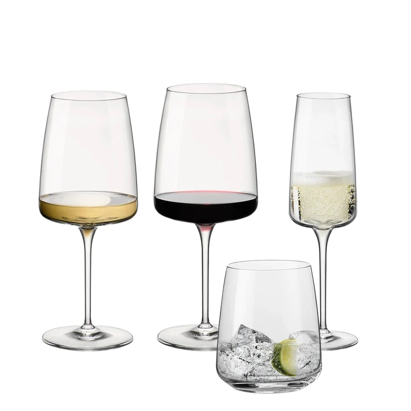 Nexo Set Calici e Bicchieri In Vetro - Set 24 Pz