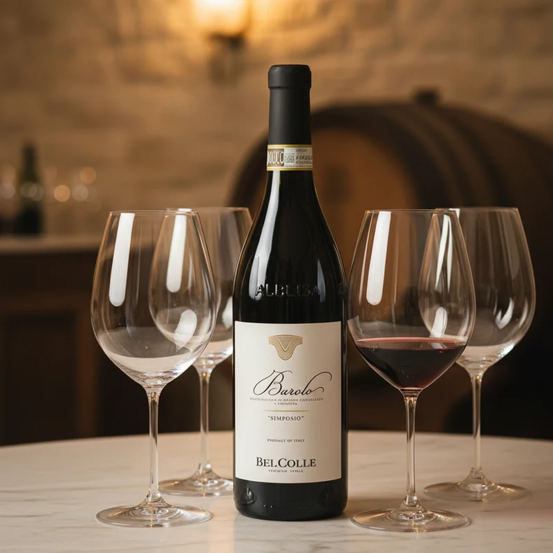 Simposio Barolo DOCG 2021 Magnum + 4 Calici Wine Friendly Riedel 99.5 cl