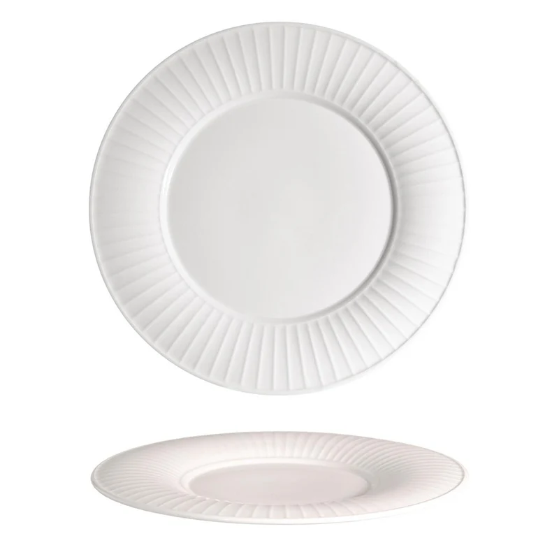 28.5 cm - Hampstead Piatto Piano Gourmet In Porcellana Maxadura