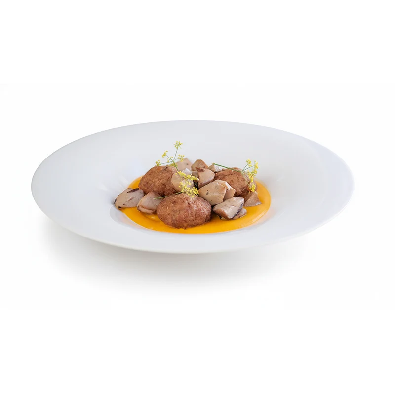 Ø 28.5 - Hampton Piatto Piano Gourmet In Porcellana Maxadura