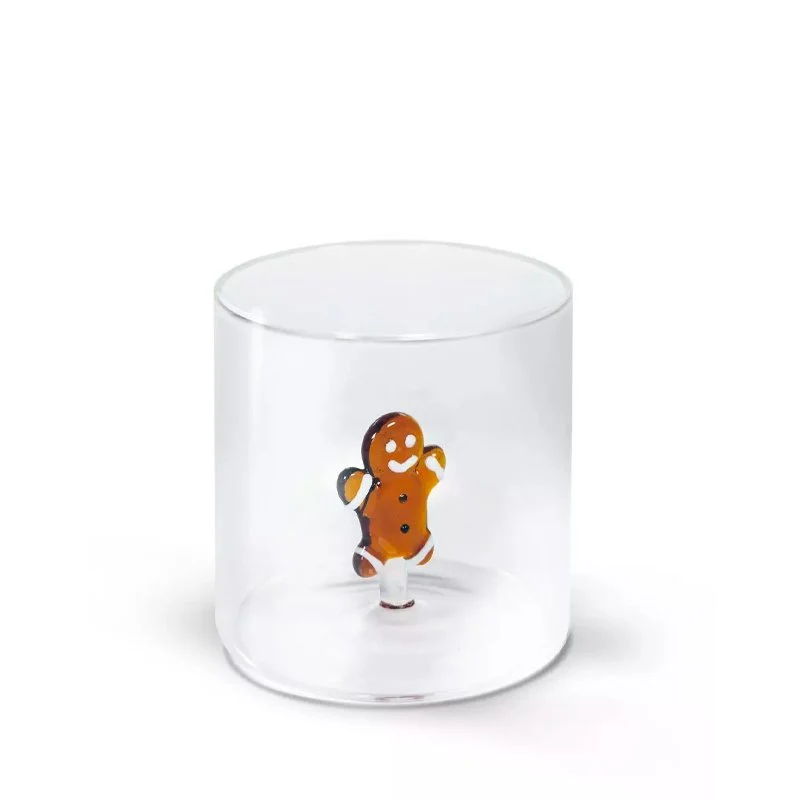 25 cl - Monterey Natale Bicchiere Acqua in Vetro Borosilicato - Set 4 Pz