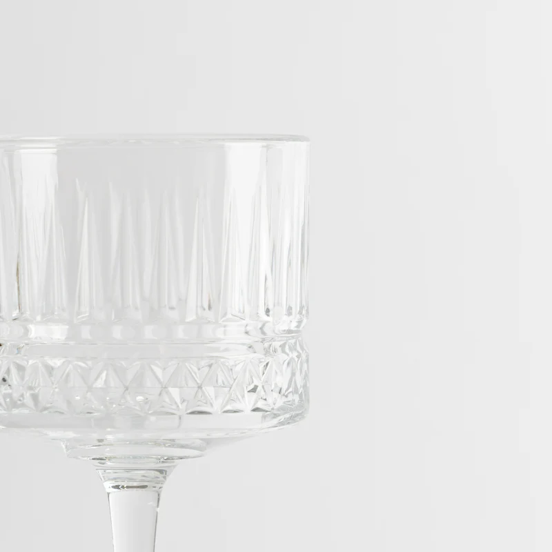 50 cl - Elysia Calice Cocktail in Vetro - Set 4 Pezzi