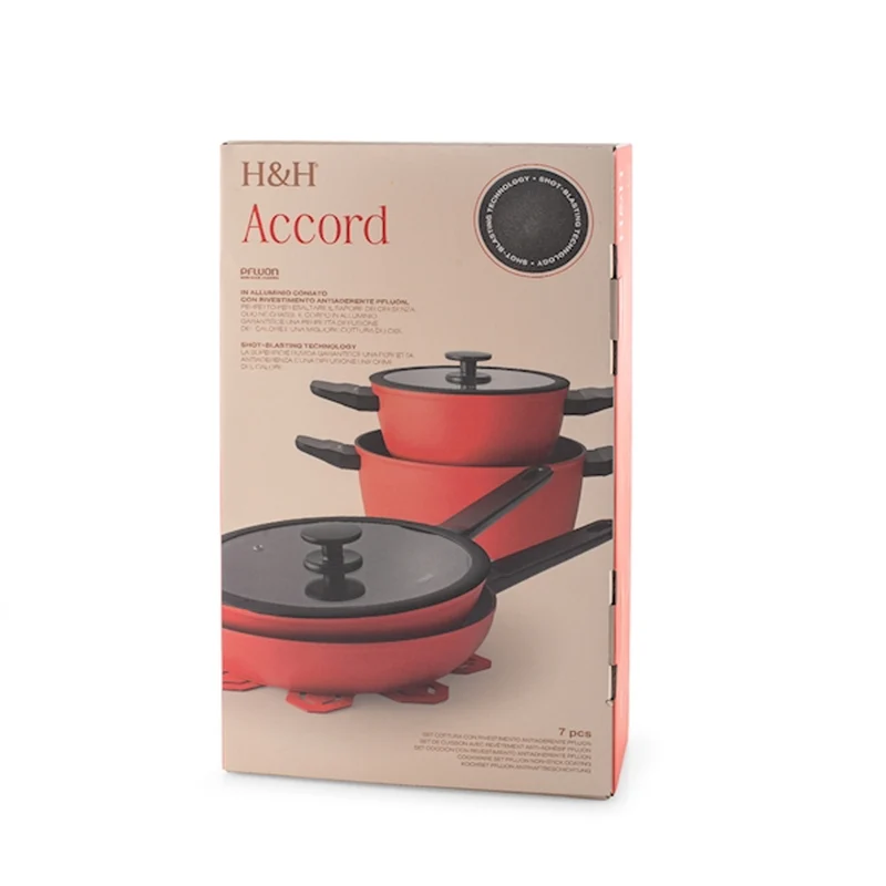 Accord Batteria Pentole Set 7 Pz