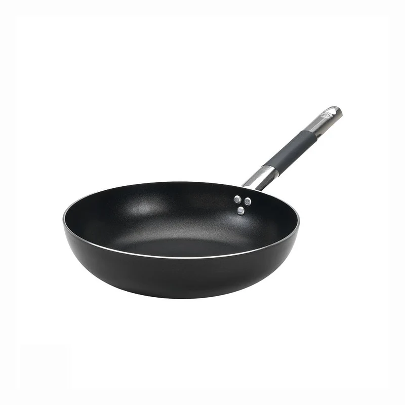 Alblack 3 mm Padella Alta Svasata Antiaderente In Alluminio Con Manico Cool Inox