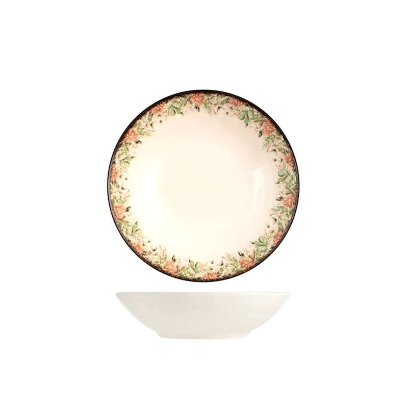 Montana Servizio Tavola Decorato In Stoneware Set 18 Pz