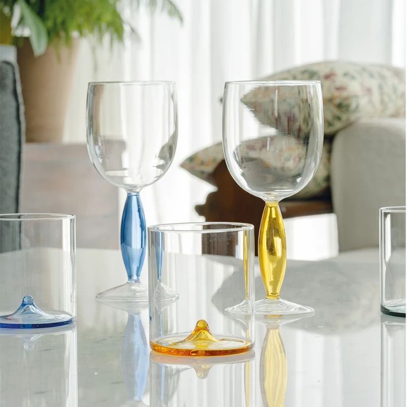 34.5 cl - Discobolo Bicchiere Acqua In Vetro Set 4 Pz