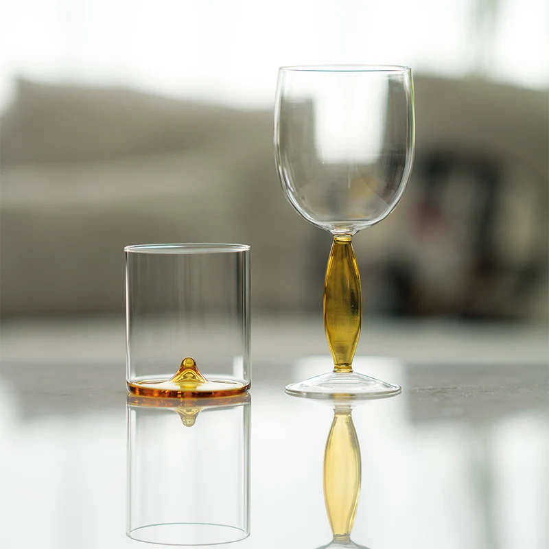 34.5 cl - Discobolo Bicchiere Acqua In Vetro Set 4 Pz