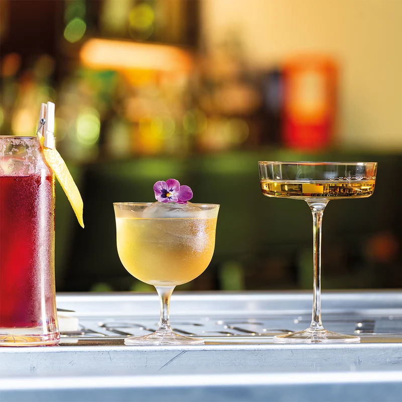 23 cl - Sam Calice Cocktail FIzz In Vetro Set 4 Pz
