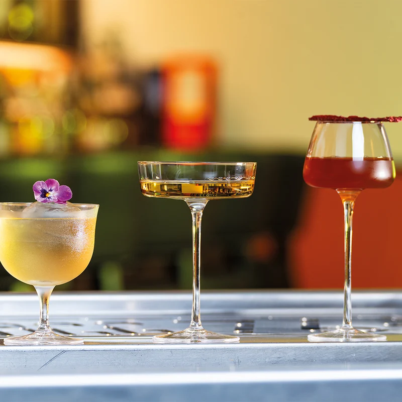 16 cl - Sam Calice Cocktail Martini In Vetro Set 4 Pz