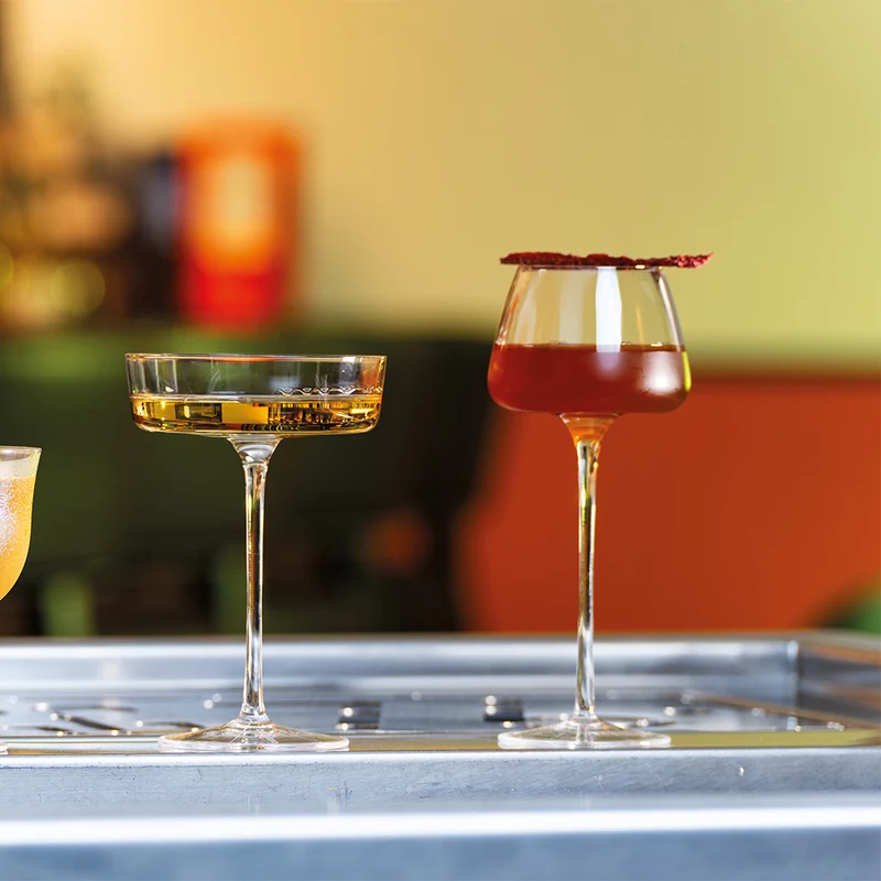 15 cl - Sam Calice Cocktail Nick & Nora In Vetro Set 4 Pz