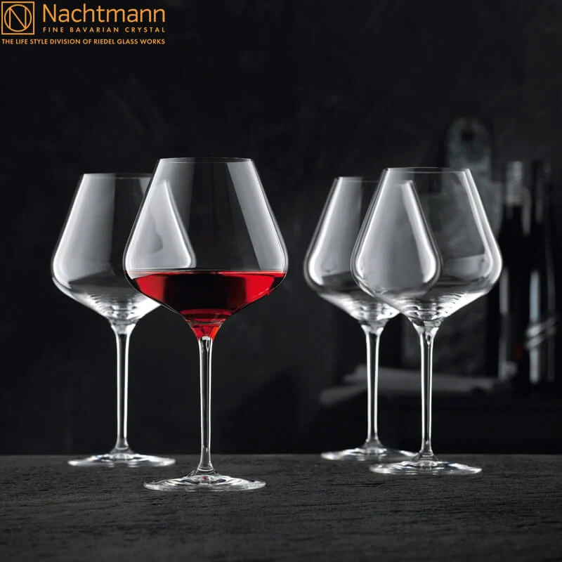 84 cl - ViNova Calice Vino Rosso in Vetro - Set 4 Pezzi