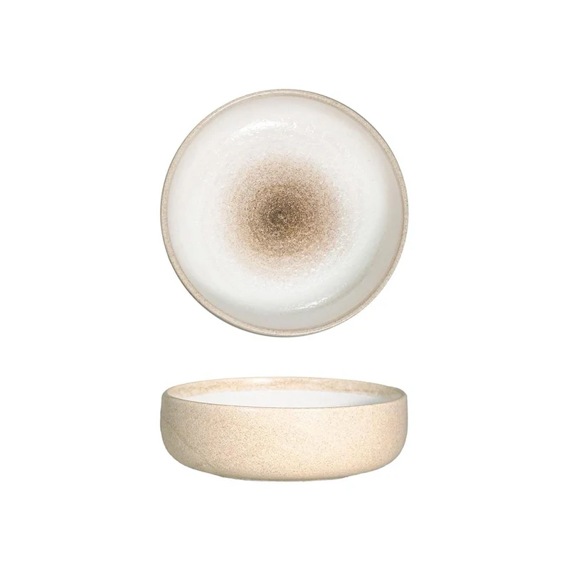 13 cm - Gemscape Sabbia Coppetta In Porcellana Set 4 Pz