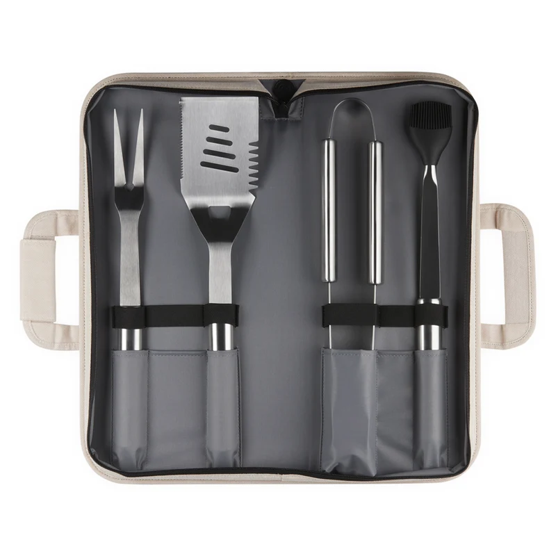 BBQ Outdoor Set Accessori da Cucina Con Carry Bag In Acciaio Inox