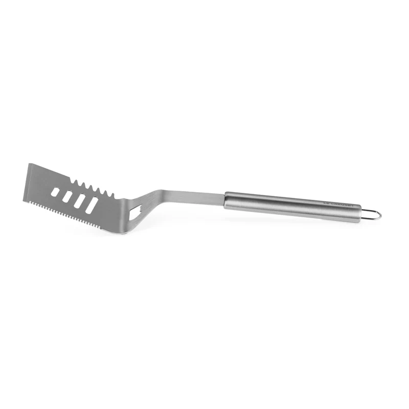 45 cm - BBQ Outdoor Spatola Piatta In Acciaio Inox