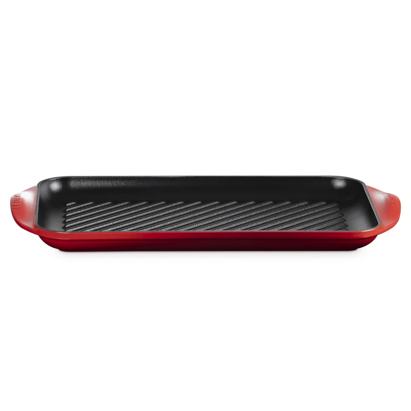 40x25 cm - Grill Bistecchiera Rettangolare Extralarge In Ghisa