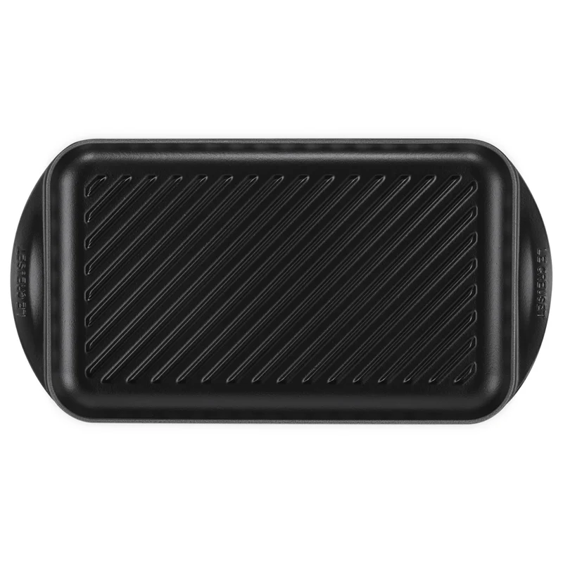 40x25 cm - Grill Bistecchiera Rettangolare Extralarge In Ghisa