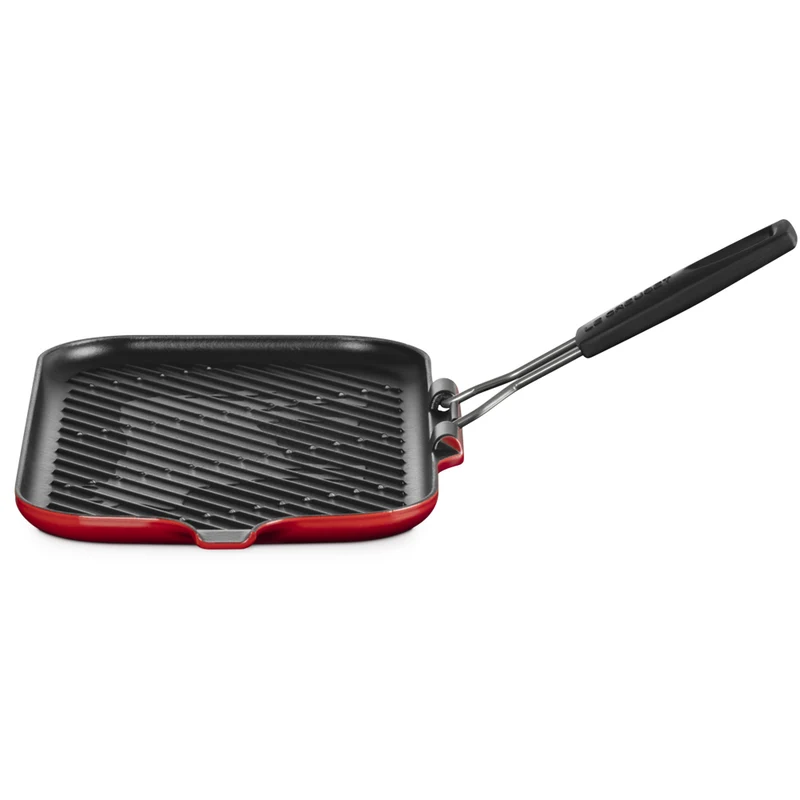 36x20 cm - Grill Bistecchiera Rettangolare In Ghisa