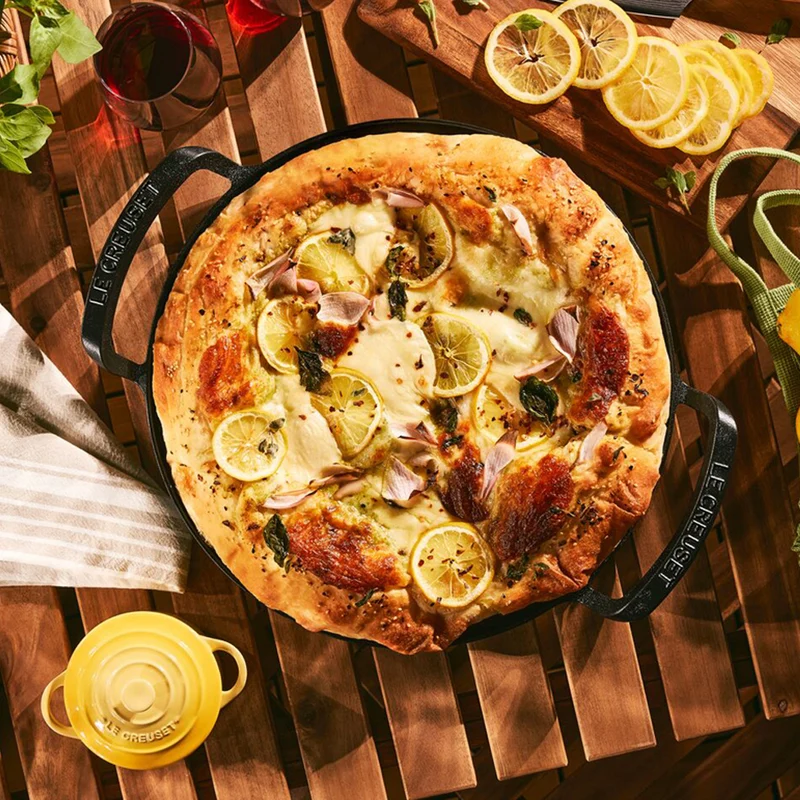 35 cm - BBQ Outdoor Tegllia Pizza In Ghisa