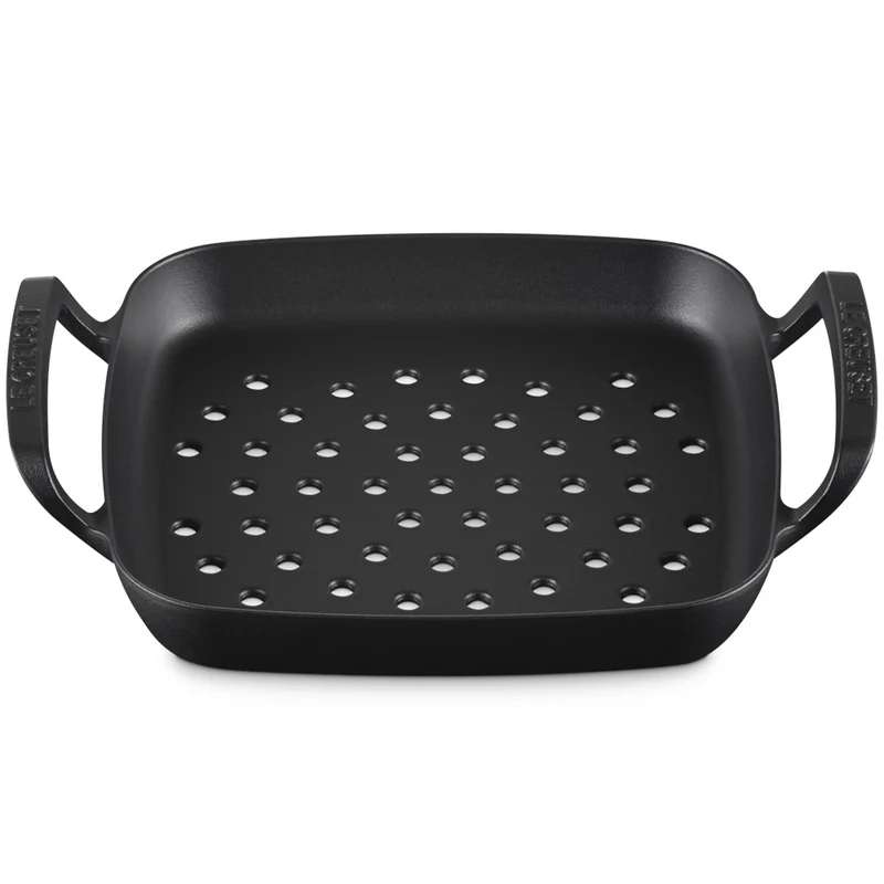 30x30 cm - BBQ Outdoor Grill Quadrato Forato In Ghisa