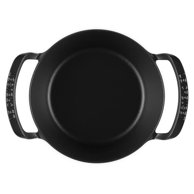 25 cm - BBQ Outdoor Cocotte Rotonda In Ghisa Vetrificata