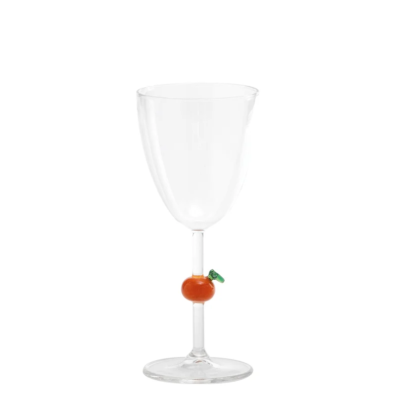 25 cl - Teca Frutta Calice Multiuso Fatto a Mano In Vetro Borosilicato