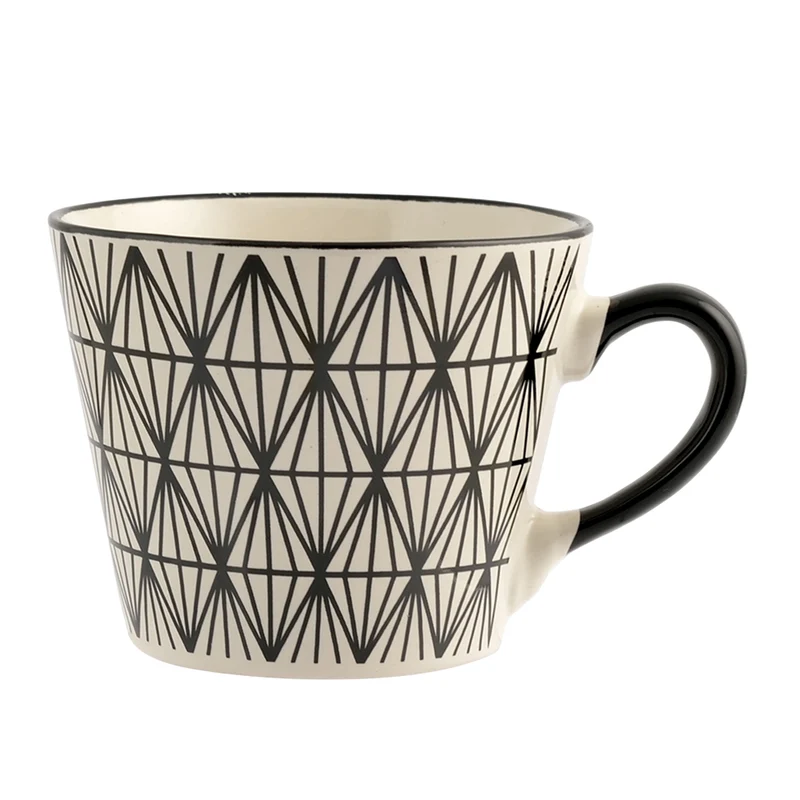 34 cl - Vhera Tazza Cappuccino Colori Assortiti In Stoneware Set 6 Pz