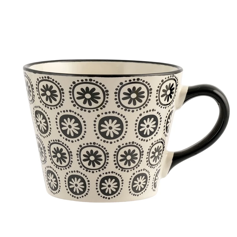 34 cl - Vhera Tazza Cappuccino Colori Assortiti In Stoneware Set 6 Pz