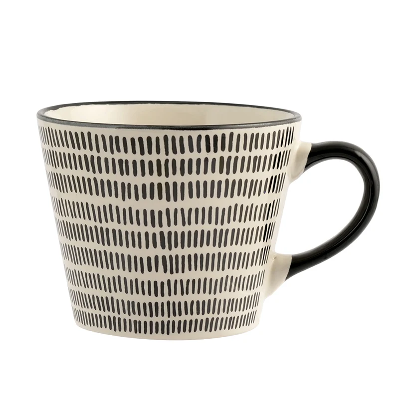 34 cl - Vhera Tazza Cappuccino Colori Assortiti In Stoneware Set 6 Pz
