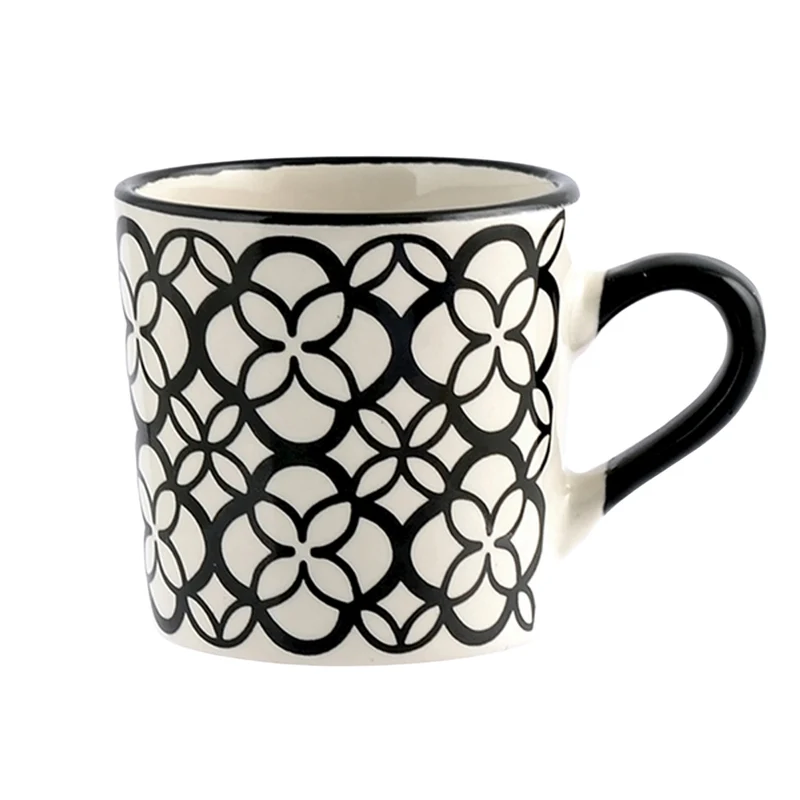 8.5 cl - Vhera Tazzina Caffé Colori Assortiti In Stoneware Set 6 Pz