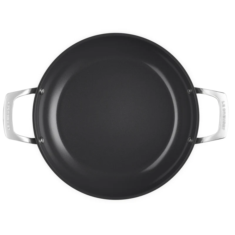 Essential Tegame Basso con Coperchio Antiaderente Con Rivestimento In Ceramica In Acciaio Inox